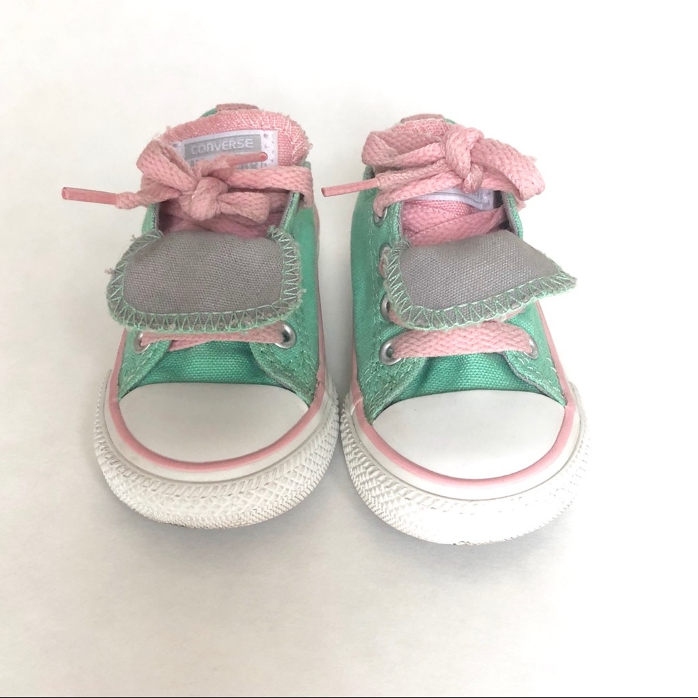 Converse - Mint & Pink